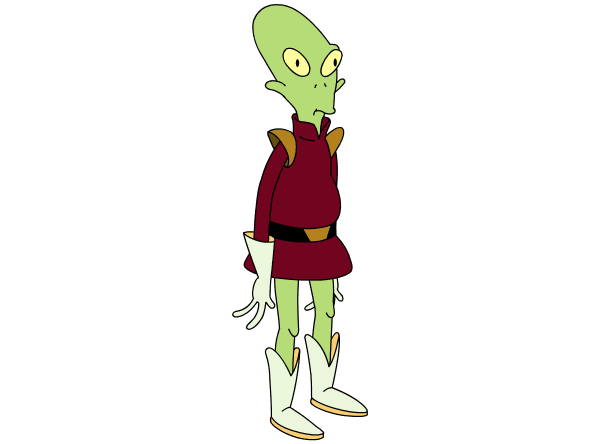 An image of Kif Kroker from Futurama.
