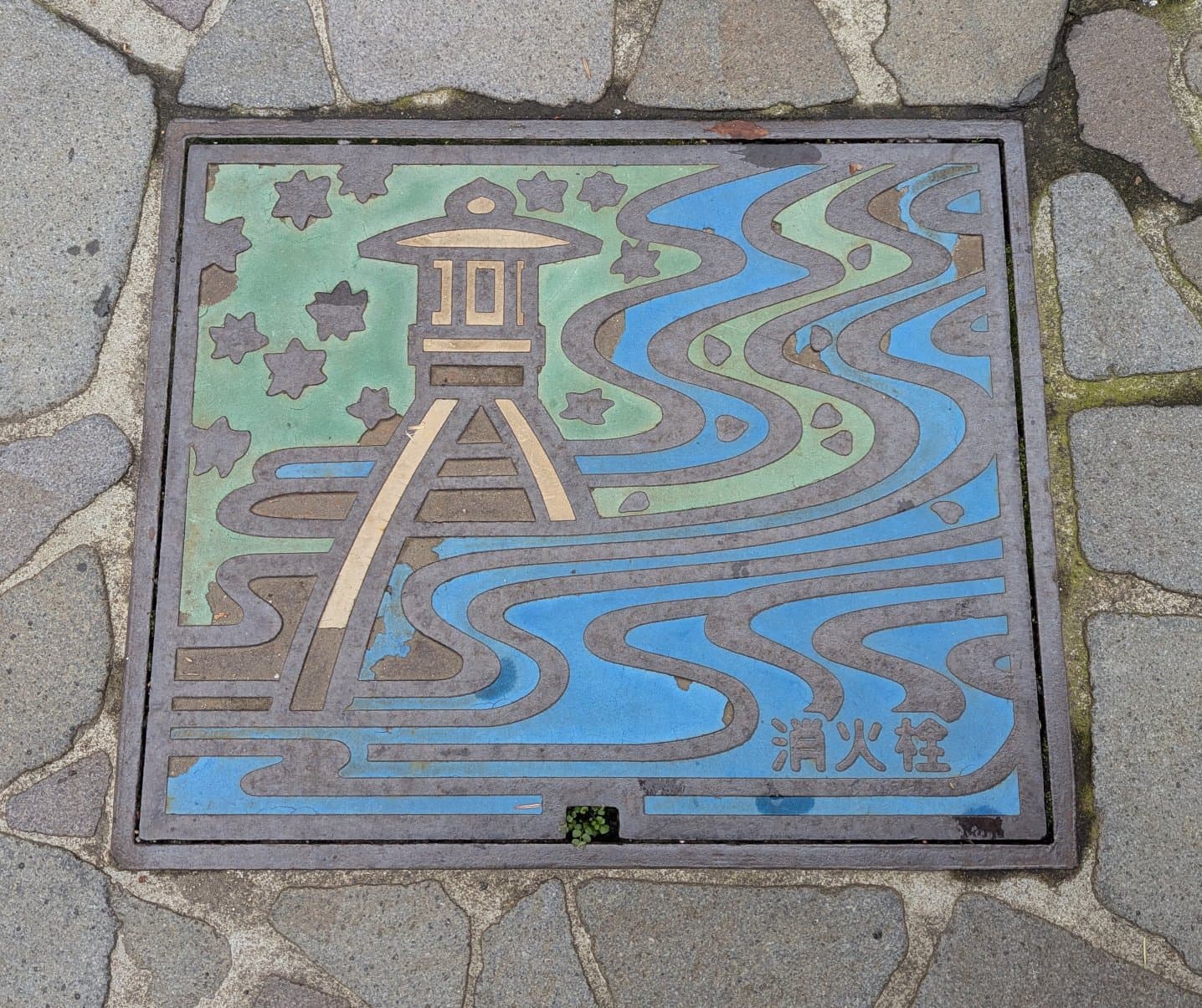 A japanese manhole cover.
