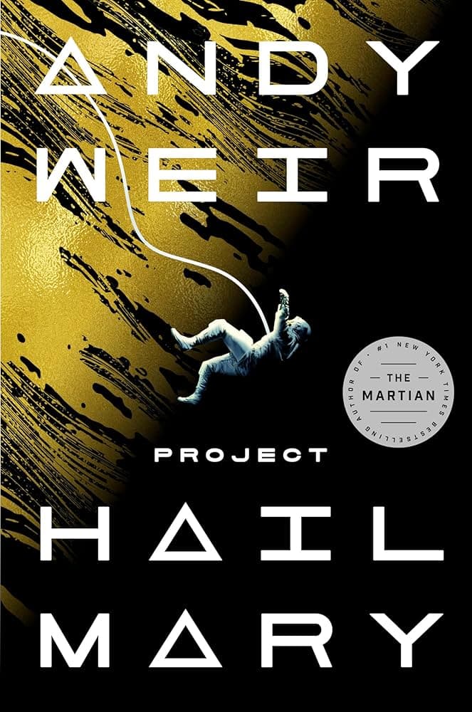 The cover art of Project Hail Mary.